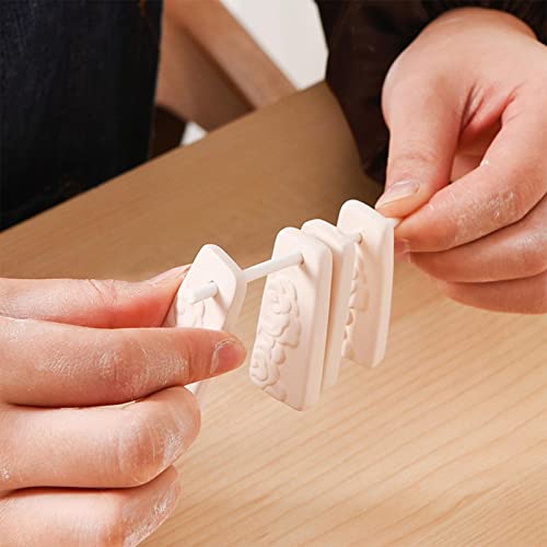 Ronyme 10 Pieces Porcelain Pendant Hanging Burning Bracket, Not Easy To Deform Portable Ceramic Hanging Firing Holder Kiln Burning Tool For Pendants #TOP3