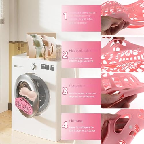 Bolsa de lavandería protectora de malla para ropa delicada y calcetines 5