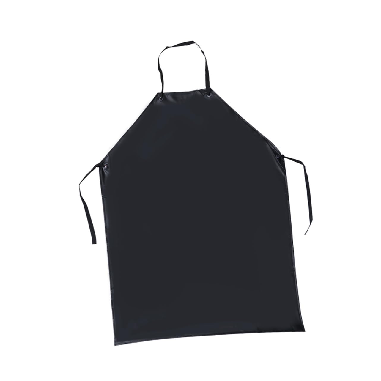VALICLUD Delantal de Cocina Pvc Negro 3 Piezas Resistente a Grasa y Álcalis | Uso Doméstico y Restaurante, Formato Industrial, Apto para Camarera y Cocina Profesional