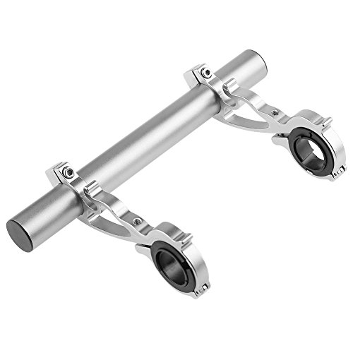 Trendyest Extenseur de Guidon de vélo de vélo VTT en Alliage d'aluminium Cadre de Guidon Double Extension Plat, a