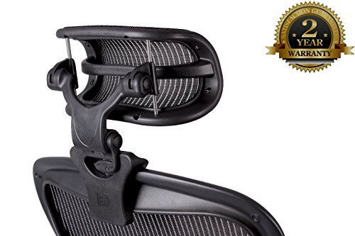 Engineered Now Il poggiatesta Originale per la Sedia Aeron Herman H3 Carbonio | I Colore la Rete Si abbinano alla Sedia Aeron rivisitata 2017 e Modelli più recenti