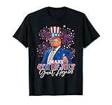 Make 4th Of July Great Again Patriotic Firework Donald Trump T-Shirt