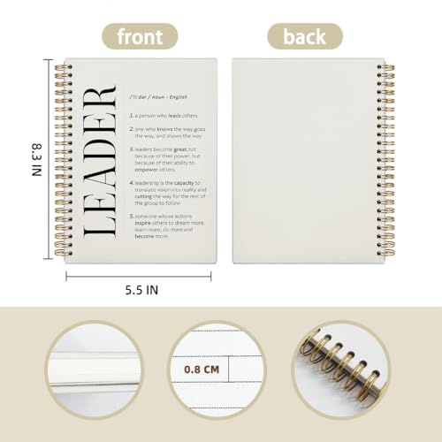 Cahier à spirale pour ne plus perdre vos idées importantes au bureau