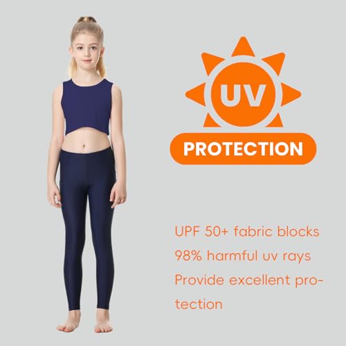 Image of UPF 50+ Kid's Swim Pants Swim Leggings for Boys and Girls Sun Protective