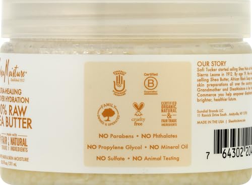 Sheamoisture U-BB-2774 All-Over Hydration For Ultra-Healing For Dry Skin 100% Raw Shea Butter 11.5 Oz thumb #11