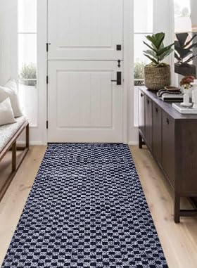 ANTPOP Runner Rug 2ft x 15ft Outdoor Indoor Runner Rugs with Rubber Backing Washable Rug Runner Carpet for Hallway Entryway Kitchen Bathroom Laundry