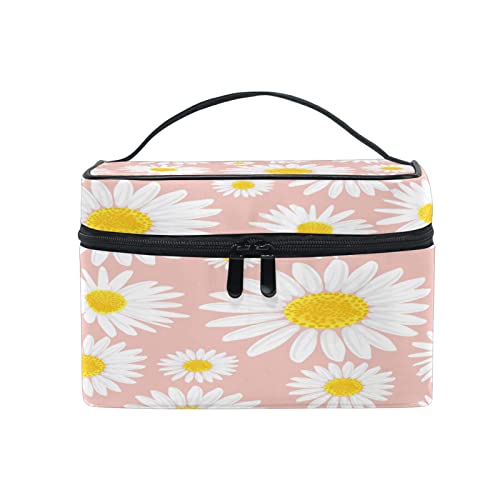 Trousse de maquillage motif marguerites : une idée cadeau idéale