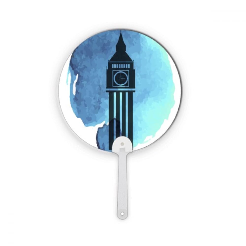 Éventail rond Big Ben London idée cadeau originale pour les voyageurs