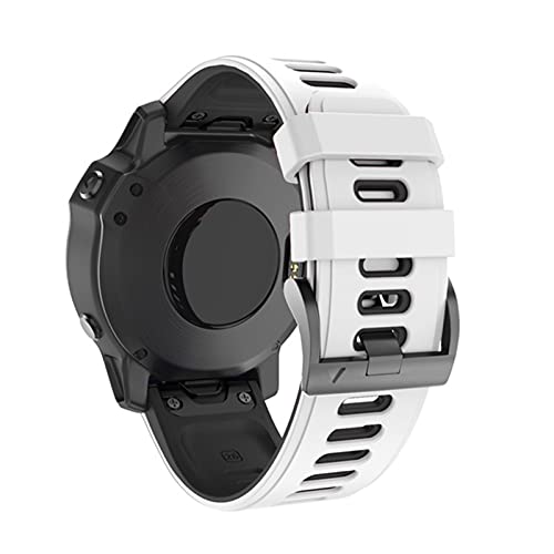 Bracelet silicone à dégagement rapide 22mm pour montre Garmin Fenix 6 et 5 étanche