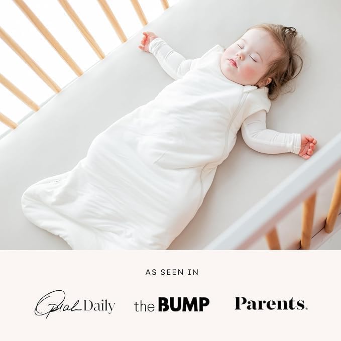 Image of KYTE BABY Sleep Bag 1.0 TOG, Rayon Made From Bamboo Wearable Blanket, Dual Zipper For Infants And Toddlers Nursery Essentials
