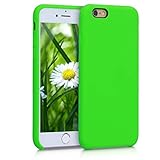 kwmobile Case Compatible with Apple iPhone 6 / 6S Case - TPU Silicone Phone Cover with Soft Finish - Lime Green