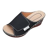 Genérico Sandalias Mujer Verano Comodas, Sandalias De Verano Mujer, Con Plataforma Casuales De Verano Dedos Abiertos Transpirables Huecas Confort Para Escuela Y Salidas Al Aire Libre