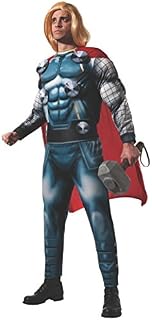 Rubie's Official Adult's Marvel Thor Deluxe Costume Costume - Standard, Blue