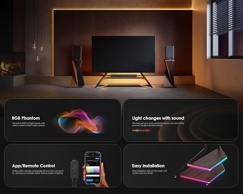 Tira LED FITUEYES con Control y Sincronización RGB para TV miniatura 5