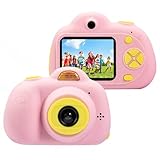 ToyZoom, Kinderkamera, 18 MP, Selfie-Kamera, 1080p, HD, digital, Videokamera für Kinder, mit SD-Karte 32 GB, 4 x Zoom/Blitz, 120° Weitwinkel
