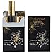 Derrose® Herbal Cigarettes，Tobacco Free, Nicotine Free, THC Free， Vape Alternative Cigarettes to Quit Smoking，2 Packs-40 Smokes, Black & Gold