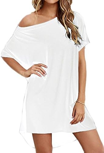 Haola Women Loose T Shirts Home Short Shirt Mini Dresses Tops
