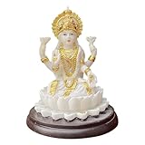 [Matériau durable] : La figurine de la déesse indienne Lakshmi est fabriquée en résine de haute qualité, écologique, robuste et durable, et résistante Pour aux chocs