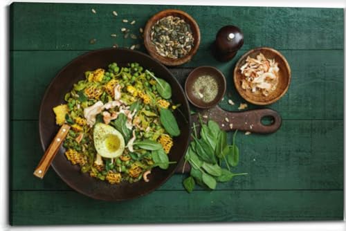 Canvas Wall Art for Living Room Bedroom Vegan Gluten Free