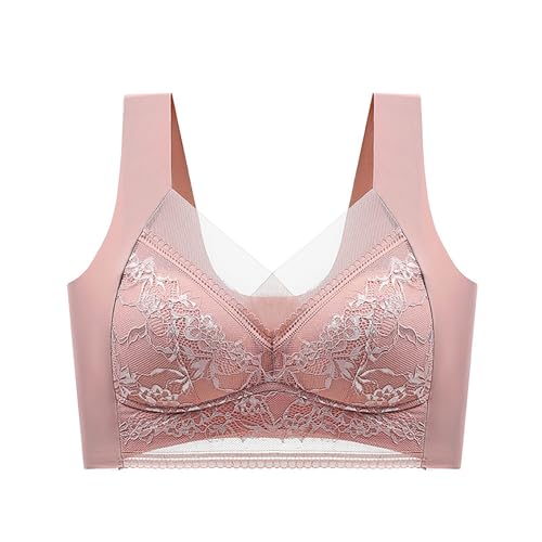 3 Pack Zenchic Bras for Women Seamless Sexy Push Up Wireless Bra Anti-Sagging Comfy Ice Silk Brassiere Plus Size4