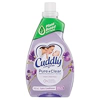 Cuddly Concentrate Pure & Clear Liquid Fabric Conditioner, 900mL, 22 Washes, Violet & Ylang Ylang