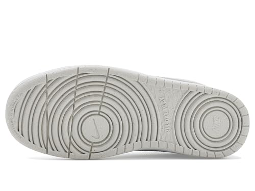 Image of Nike, Unisex Kids, Court Borough Low Recraft (Big Kid), Aura /Silt Red /Phantom /White, 4 Medium, Big Kid