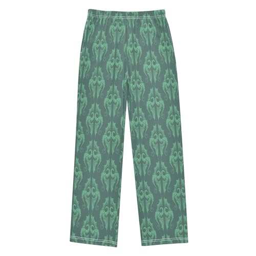Dragon Wings Boys Long Pants Soft Trousers Elastic Waist Kids Lounge Bottoms with Pockets S-XL