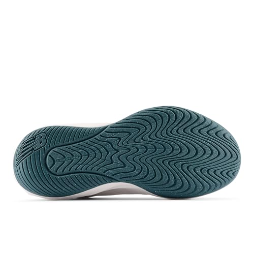 New Balance New Balance Women's 796 V4 Hard Court Tennis Shoe, Sea Salt/New Spruce/Lab Green, 7 M