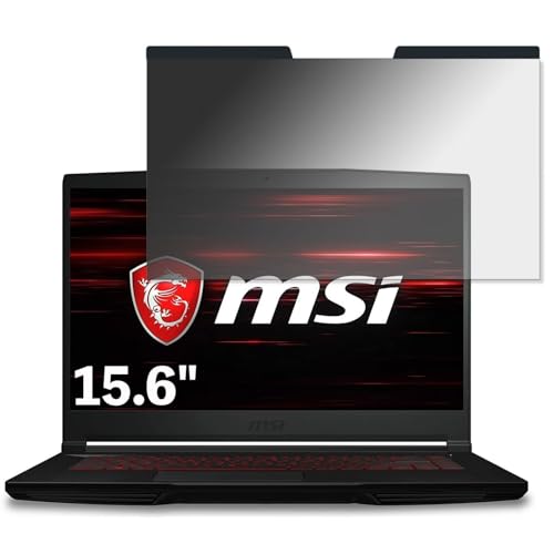 msi GF63 Thin 15.6�C���` 16:9 �Ή� �}�O�l�b�g�� �`�����h�~�t�B���� �v���C�o�V�[�t�B���^�[ �u���[���C�g�J�b�g ���˖h�~ PC �p�\�R�� �m�[�g�u�b�N �̂������h�~ ��ʕی� �ی�V�[�g ���E�ȒP ���ʎg�p
