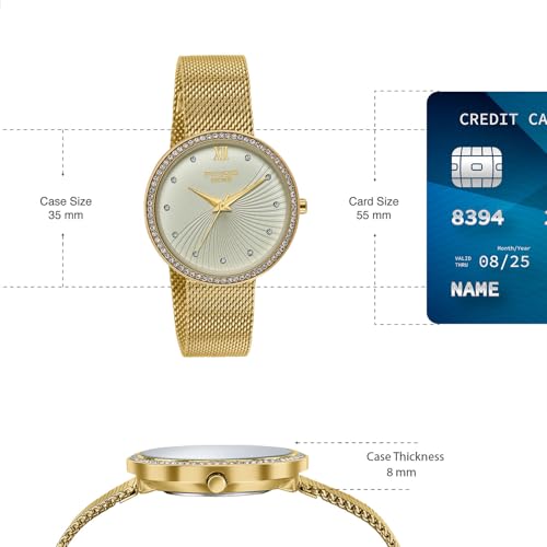 Image of Sonata Poze 9 with Quartz Analog Watch for Women