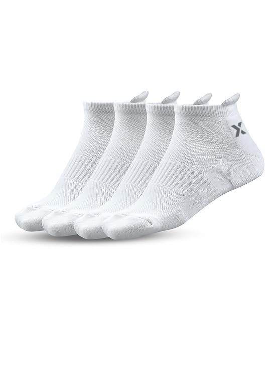 Image of Men's Low Cut Ankle Socks Pack | Bamboo Cushioned Sports Socks for Gym, Running, Walking