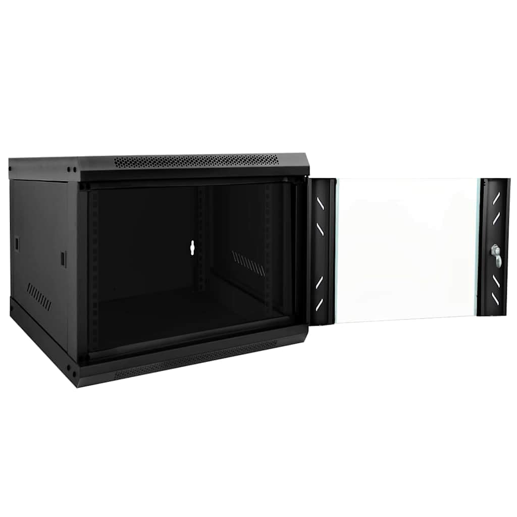 Generico Armadietto di Rete Nero 53 x 60 x 45 cm Acciaio,Accessori per dispositivi elettronici,Componenti per Computer,Dispositivi archiviazione,Sistemi di archiviazione di Rete,Nero,11.5 kg,42017652