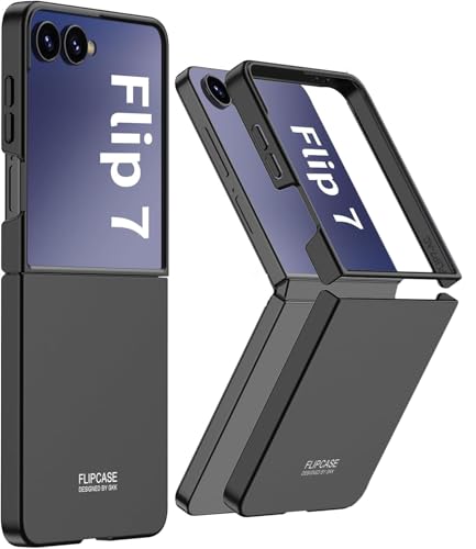 Image of Kapa Ultra Thin Back Case for Samsung Galaxy Flip7 / Z Flip 7 | Full Body Protection Hard Back Cover (Black)
