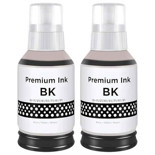 Image of ASV GI 71 Ink for Canon Printer G1020 G1730 G1737 G2020 G2021 G2060 G3020 G3730 G3770 G4770 (GI 71 Ink Black 2 Pcs)