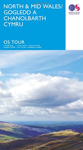North & Mid Wales (OS Tour10) 1:175K