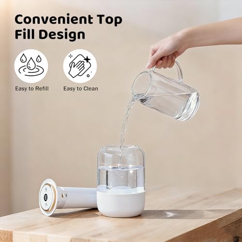 Humidificateur double pulvérisation 3 modes avec veilleuse colorée - 7