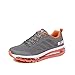 Basket Homme Femme Air Chaussure de Sports Course Sneakers Running Légères Respirante Basses Mode Casual Fitness Gym Athlétiques 833GrayOrange36