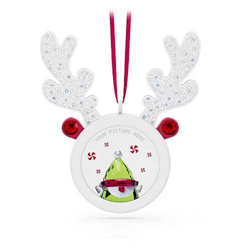 Swarovski Holiday Cheers Reindeer Hanging Picture Frame, White