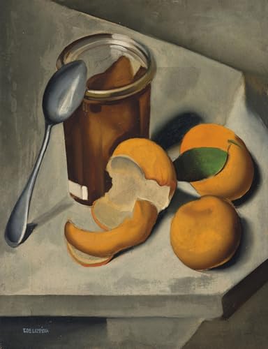 Affiche Tamara de Lempicka Nature morte orange toile déco 40x60cm