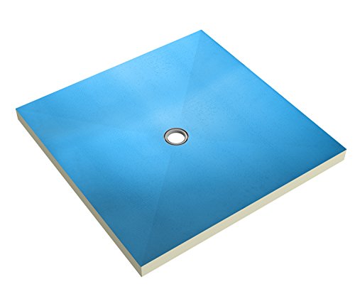 Preisvergleich Produktbild Ultrament Duschboard Punktablauf, 900 x 900 x 40mm