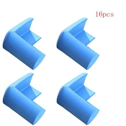 eBuyÂ Light Blue 16pcs Baby Furniture Corner Safety Bumper Security Table Desk