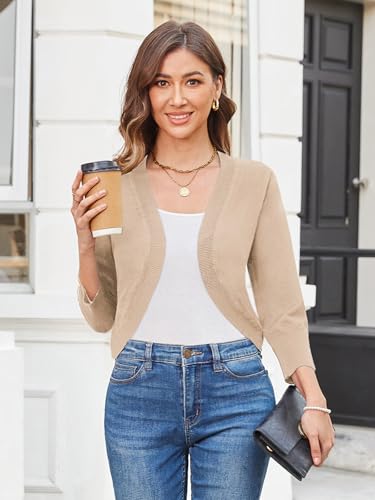 Image of Belle Poque Womens Bolero Shrug Cropped Cardigan