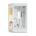 Hyte Y70 Touch Infinite Dual Chamber ATX Mid Tower Modern Aesthetic Case with Integrated 2.5K LCD Touchscreen - Snow White