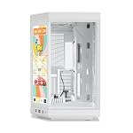 Hyte Y70 Touch Infinite Dual Chamber ATX Mid Tower Modern Aesthetic Case with Integrated 2.5K LCD Touchscreen - Snow White - Image 2