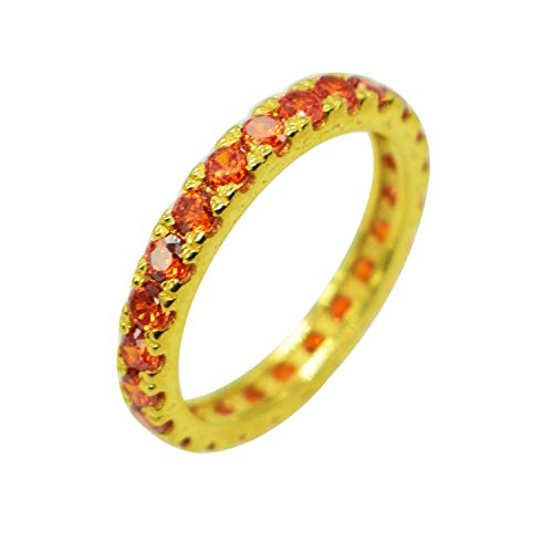 Bague cornaline naturelle en argent 925 doré à l'or jaune fin