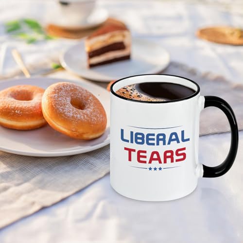 Taza de café Liberal Tears cerámica 11 oz miniatura 2