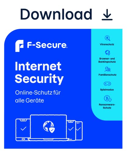 F-SECURE Internet Security für alle Geräte [10 Geräte - 2 Jahre] [Vollversion]