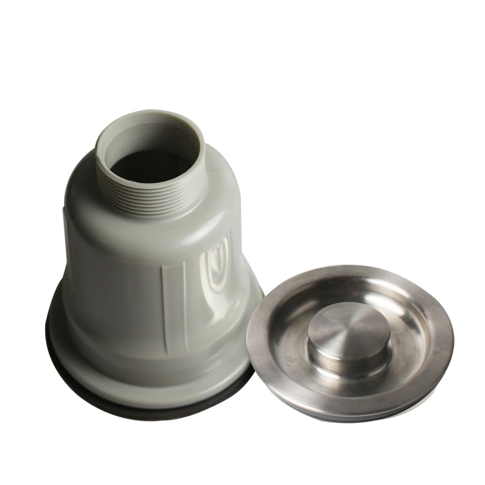 Amazon｜UYNAIT 浅型流し台トラップ 114mm 排水栓 H 130mm かご