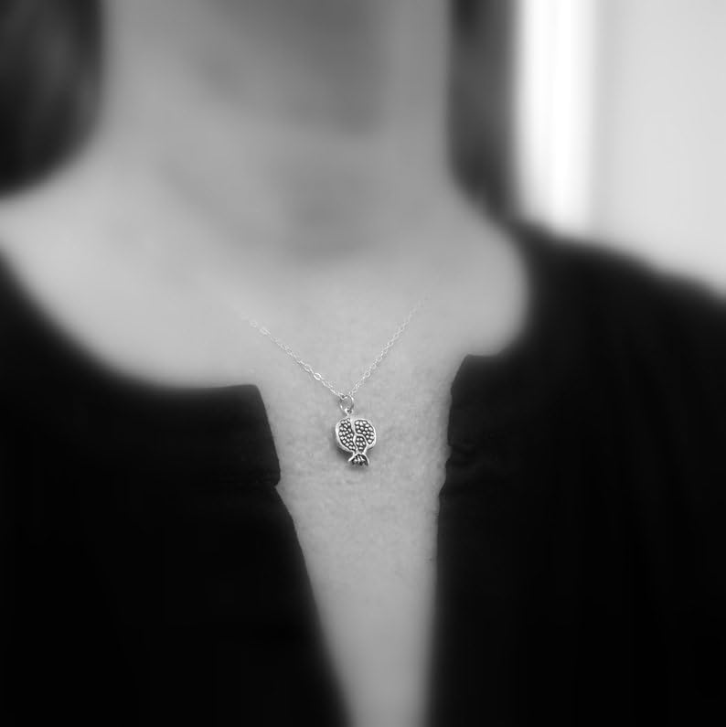 925 sterling silver smallpomegranate necklace fruit love charm |TMP_02657 image 4