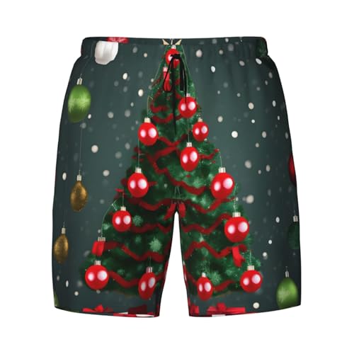 Ropa de playa para hombre ligera con motivos navideños de fiesta 5